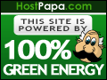 Powered by Green Energy!